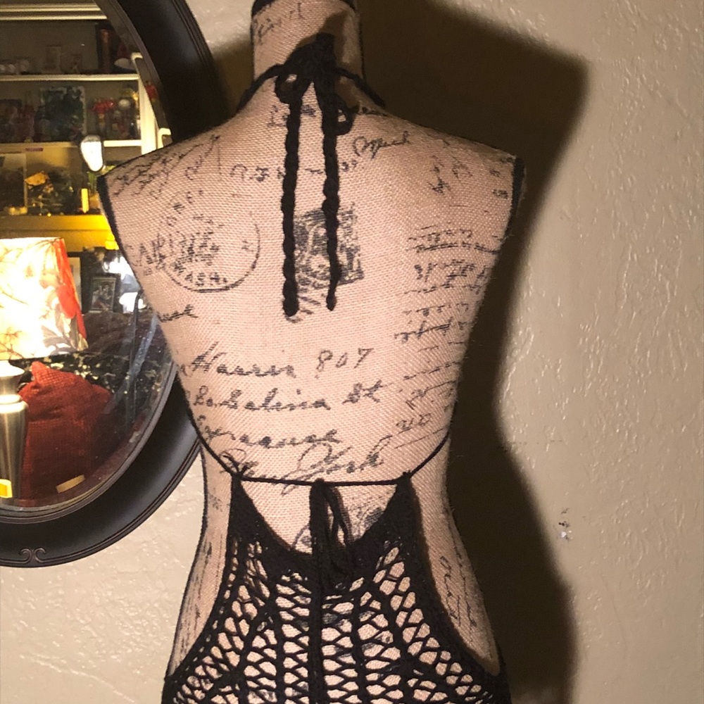 Crochet Monokini Swim Cover - Picture 4 of 6